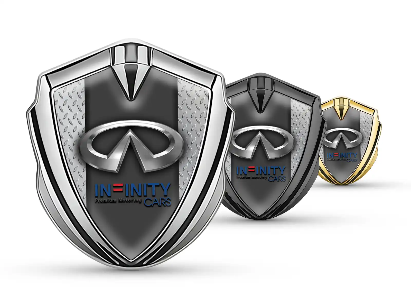 Infiniti Metal Emblema Insignia Atlético Aspecto Óptimo